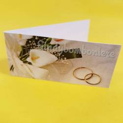 10 Bigliettini Matrimonio, Anniversario, Promessa personalizzati con frase STAMPA INCLUSA
