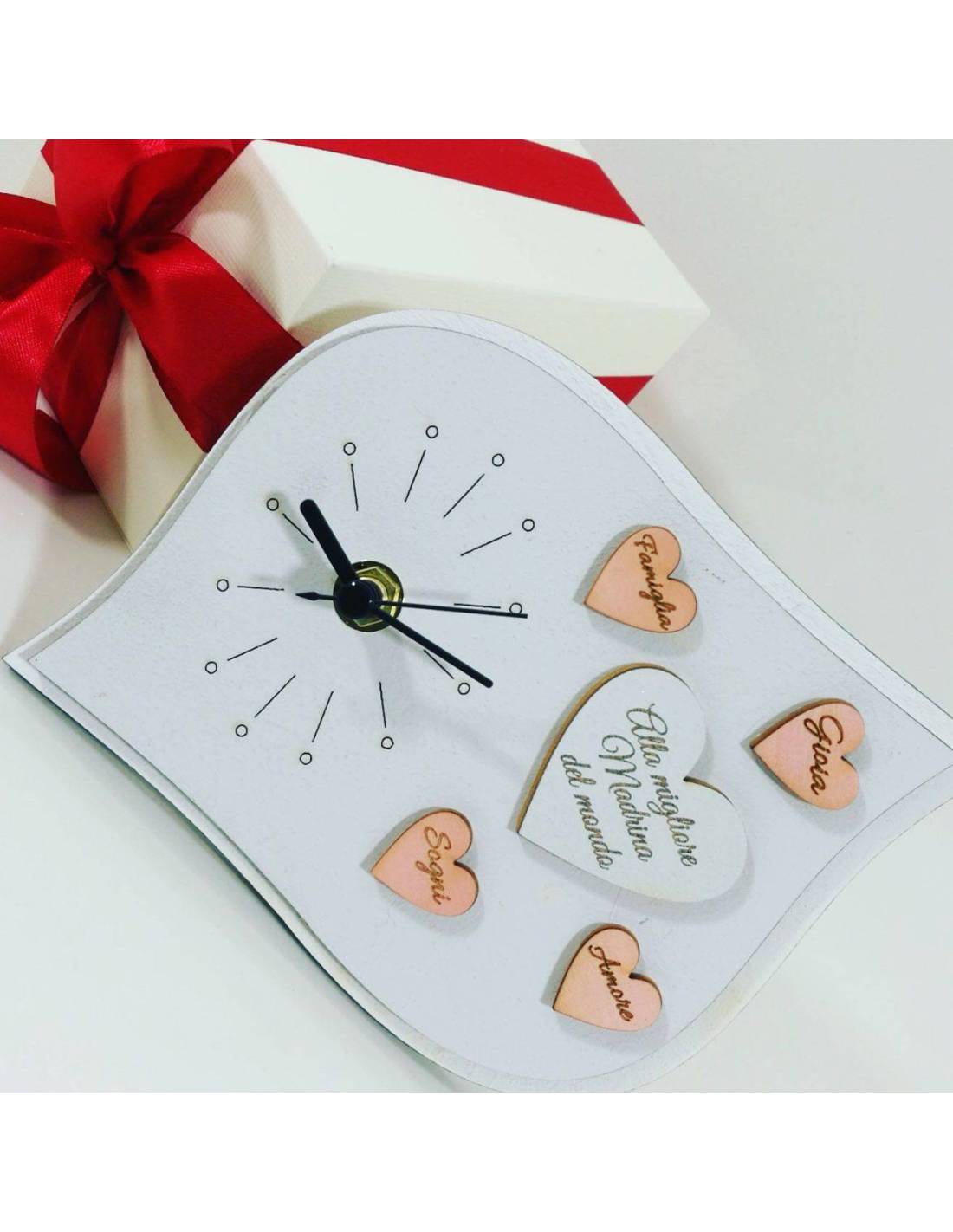 Idee regalo per la madrina orologio frase Alla miglior madrina del mondo