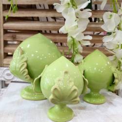 Pumo pugliese verde chiaro in ceramica