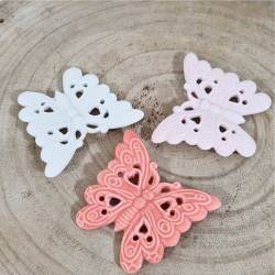 Farfalle ceramica bomboniere calamite colorate