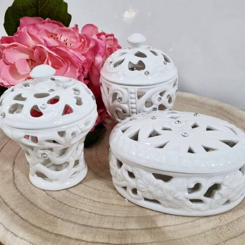 Vaso|Ceramica bianca|Fyldeahomedecor