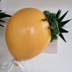 Bomboniere piante grasse vasi palloncini da appendere in ceramica arancioni