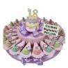 Torta bomboniere 18 anni tema candy portachiavi cupcake
