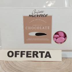 Confetti rosa maxtris al cioccolato morbidi e in offerta