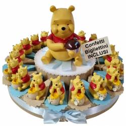 Torta bomboniere winnie the pooh