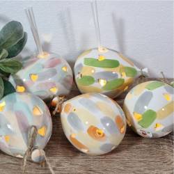 Cuore matto bomboniere palloncini in ceramica