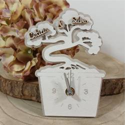 Bomboniere Matrimonio Economiche orologio bonsai personalizzato