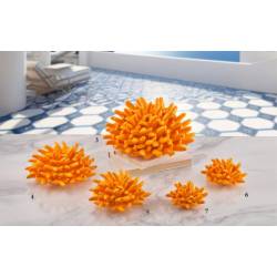 Bomboniere ceramica tema mare Melaverde corallo arancione offerte online