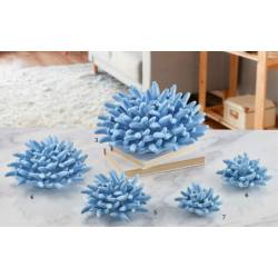 Bomboniere corallo tema mare in ceramica azzurra Melaverde shop online