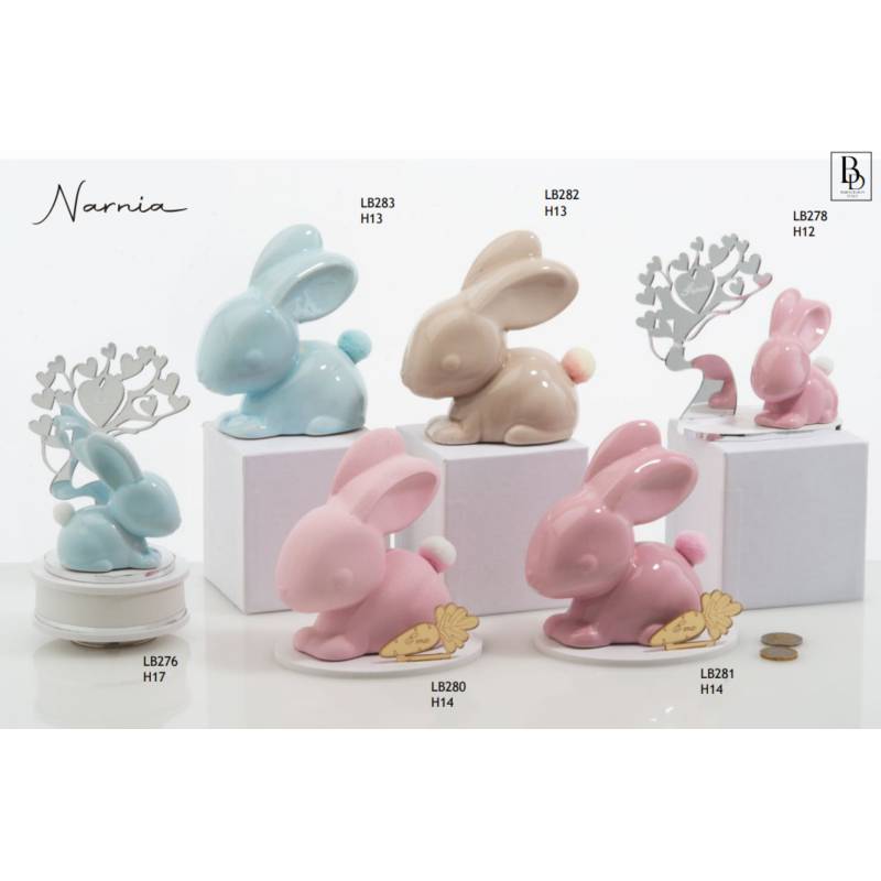 Bomboniere in ceramica animaletti colorati Buba Design Linea Narnia
