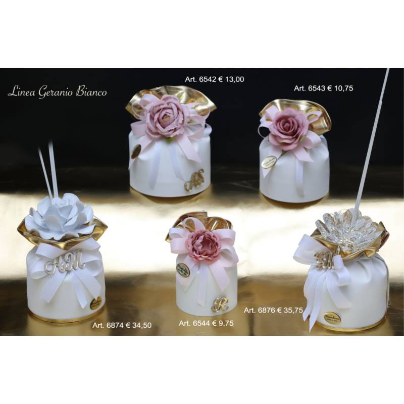 Bomboniere eleganti e raffinate Marechiaro decoro floreale shop online