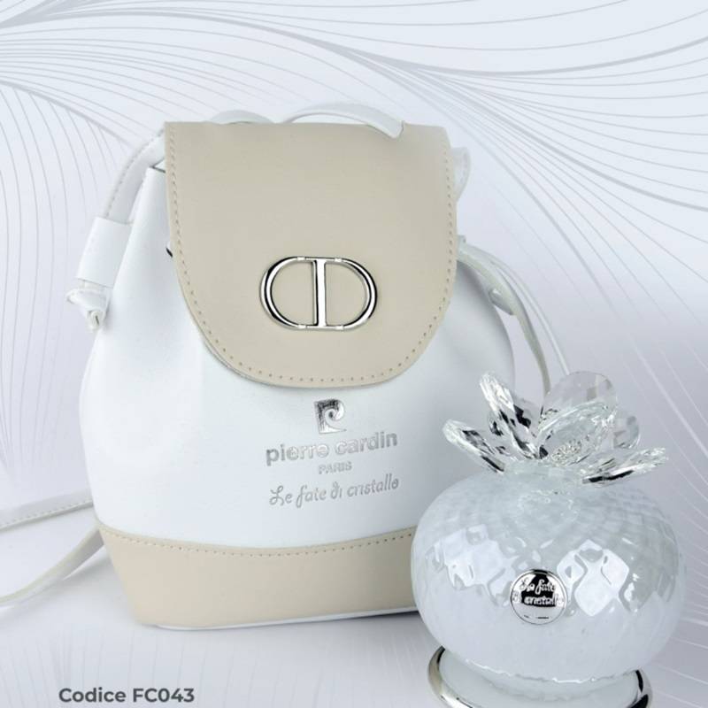 Lampade da tavolo eleganti fiore cristallo con zainetto Pierre Cardin
