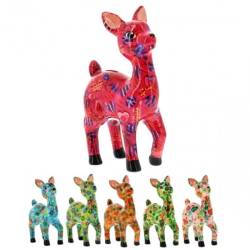 Bomboniere utili salvadanaio bambi Lilou in ceramica colorata