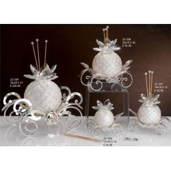 Diffusori ambiente carrozze Grace Design fiori in cristallo shop online
