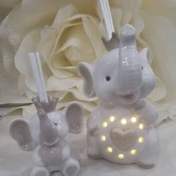 Harmony bomboniere animali elefanti in ceramica lucida shop online