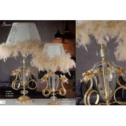 Bomboniere raffinate ed eleganti lampade da tavolo Grace Design dettagli dorati