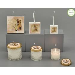 Bomboniere utili Melograno Klimt profumatore orologio e candele shop online